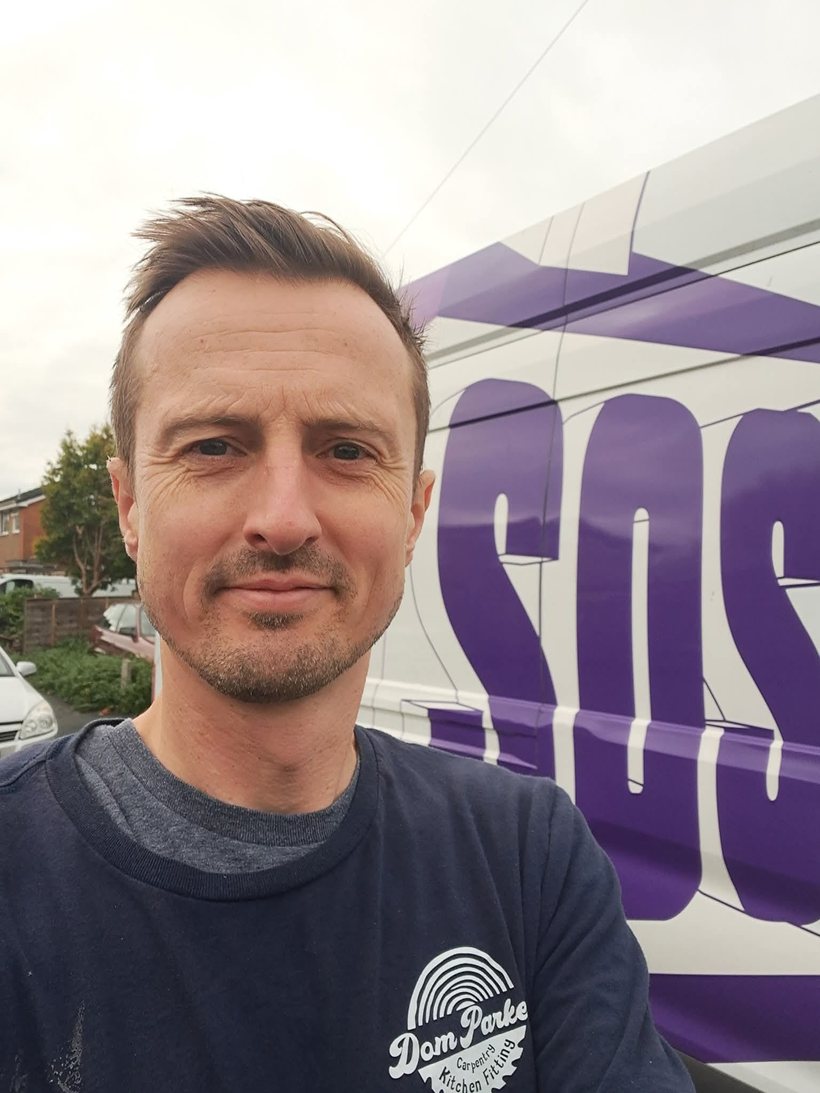 Dom Parker, carpenter and kitchen fitter based in Exeter